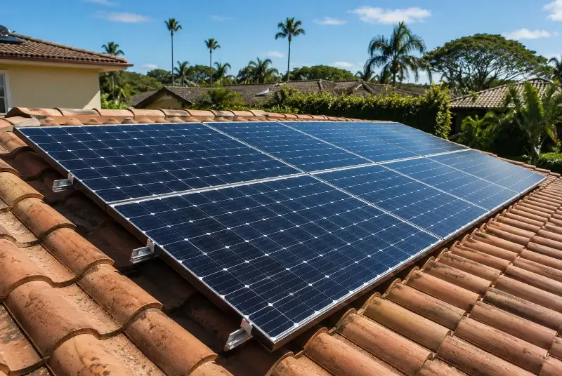 Installation de panneaux solaires à Rochetoirin